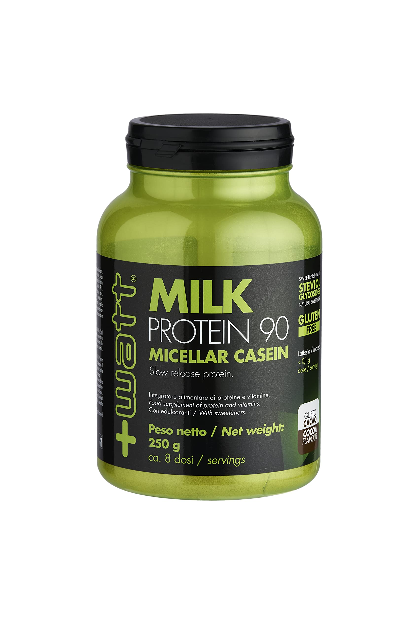 Milk Protein 90 - Proteina a Lento Assorbimento- Formato: 250 g - Gusto: Cacao