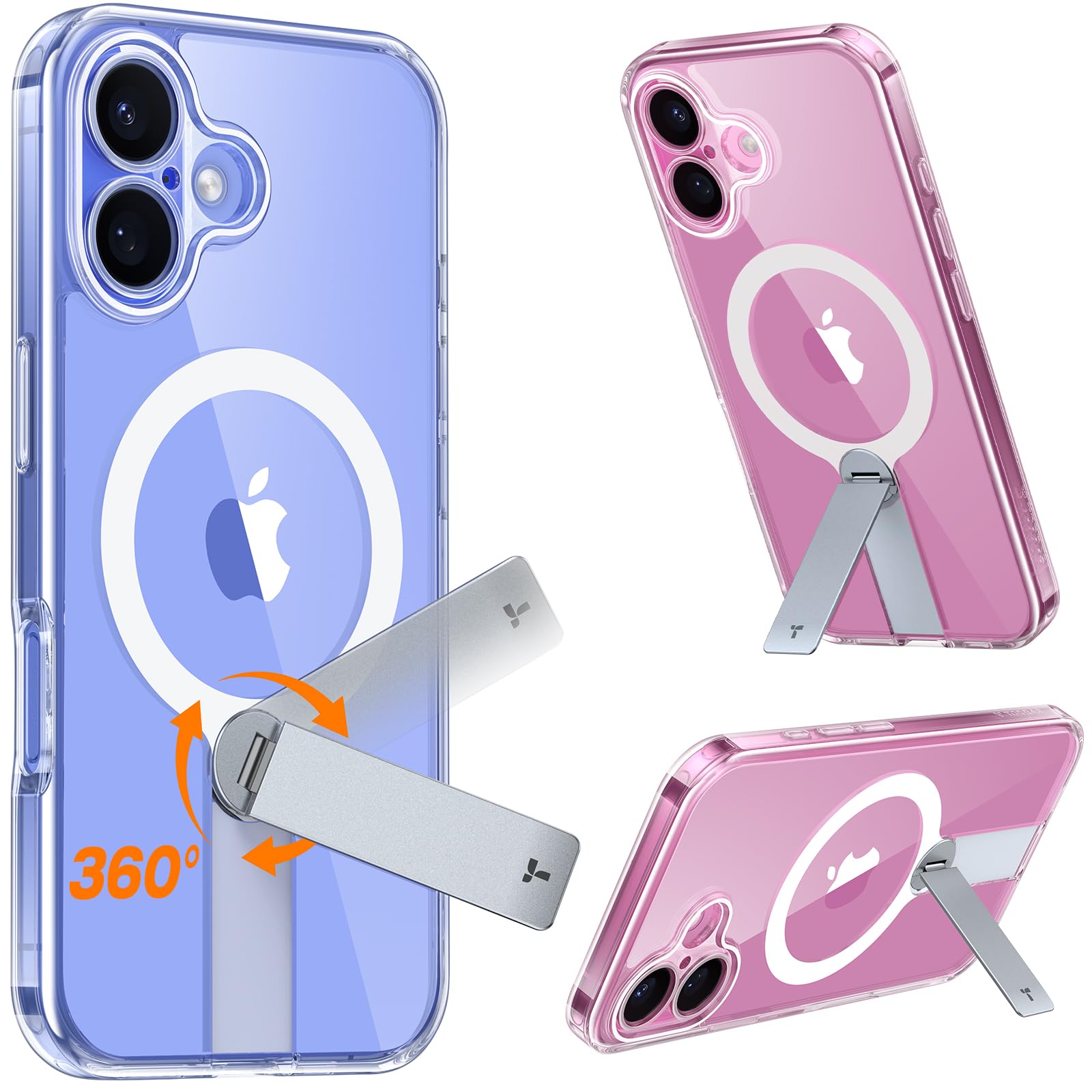 Apple - rakoji Amazon.com: TORRAS 360° Stand Magnetic Case for iPhone 16
