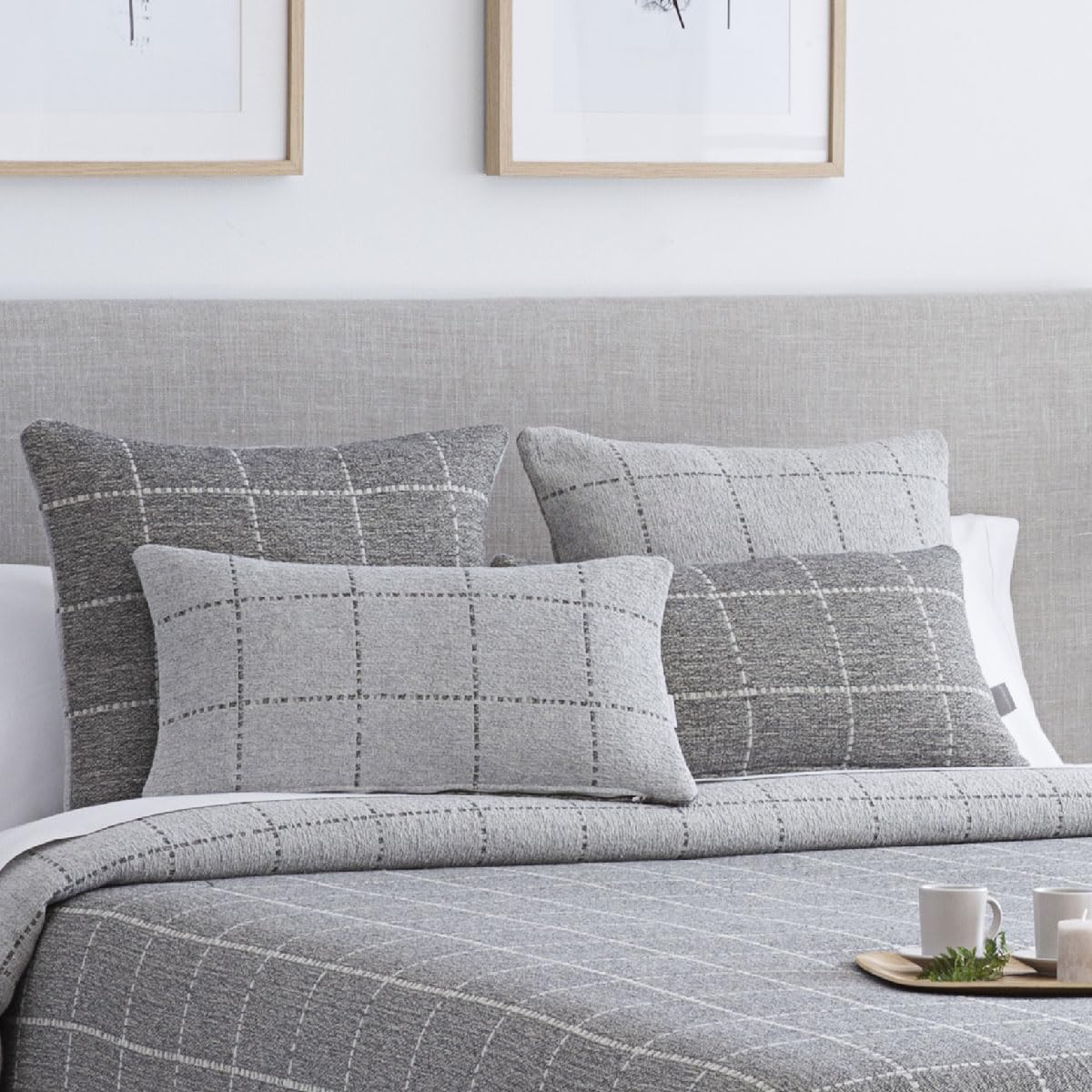 Colcha reversible y ligera multiusos. Gris perla 180x270 cm (cama de 90 cm)