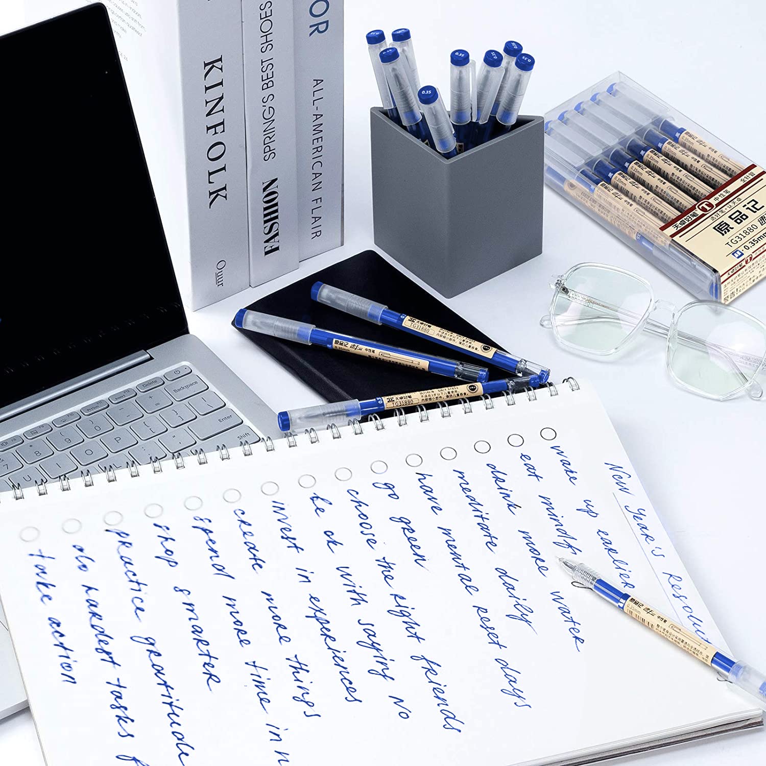 Stylos En Carbone à Séchage Rapide - Pointe Ultra Douce Et Super Fine