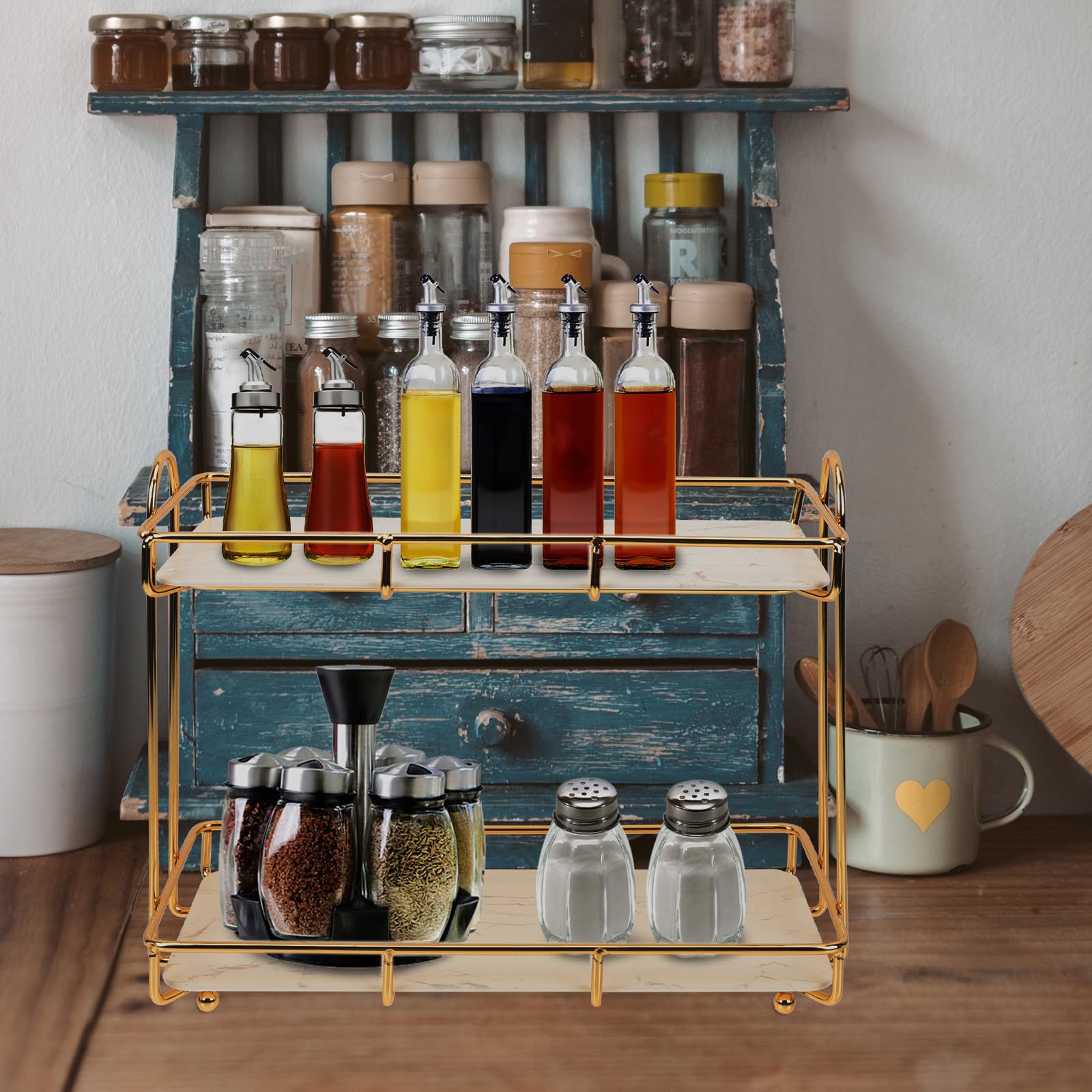 Estante de Almacenamiento de Cosméticos para Tocador de Baño