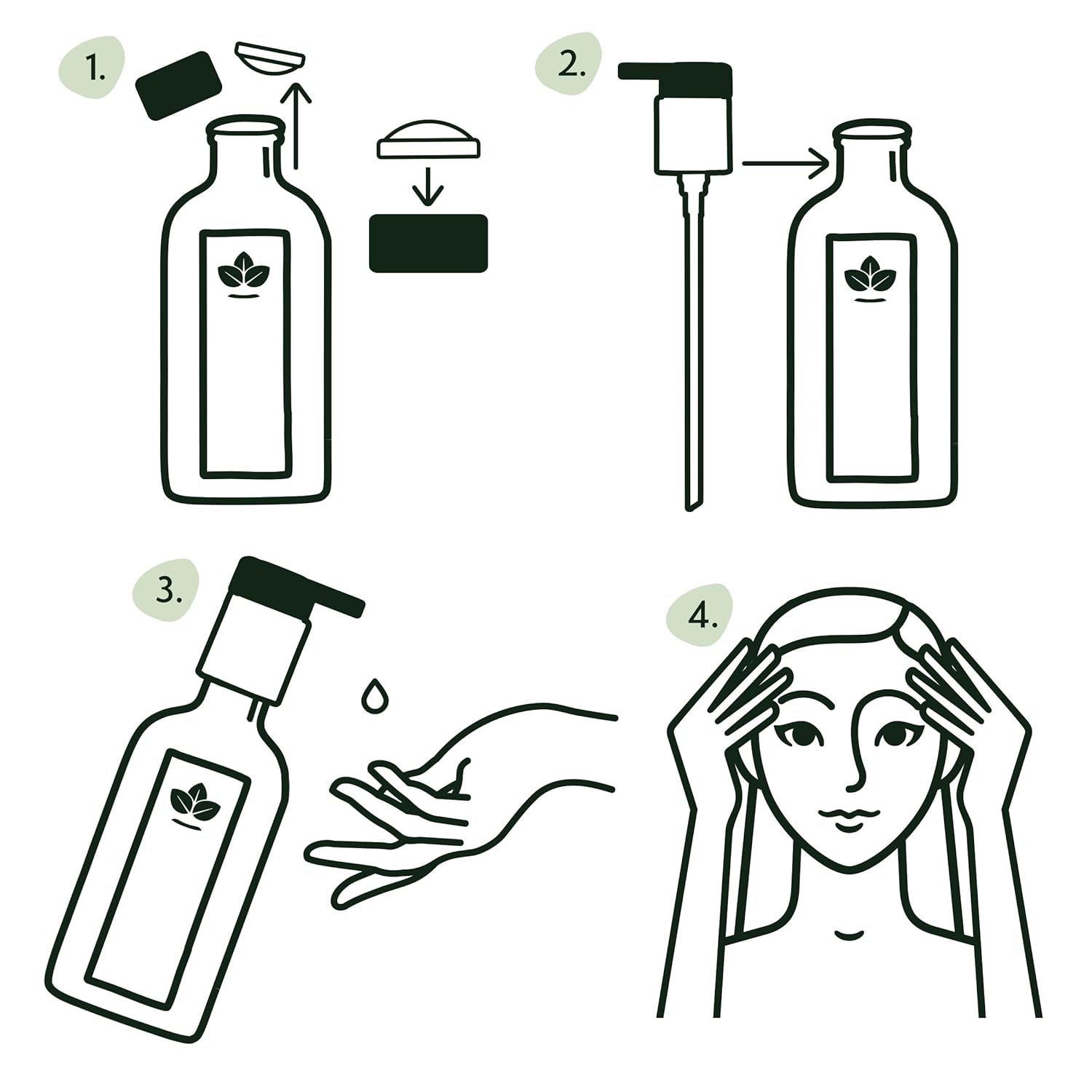 Nature Spell Hair Growth Duo with Rosemary & Batana Oils, Pre-Diluted Oil Set to Stimulate Growth & Strengthen Dry Strands, with Applicator & Pump, For All Hair Types, Vegan