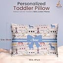 Baby of Mine Personalized Pillow for Kids â€“ Custom Name, Super Soft Cotton Kids Cushion for Infants & Toddlers, 1 Month to 5 Year Olds, Adorable Prints gallery image