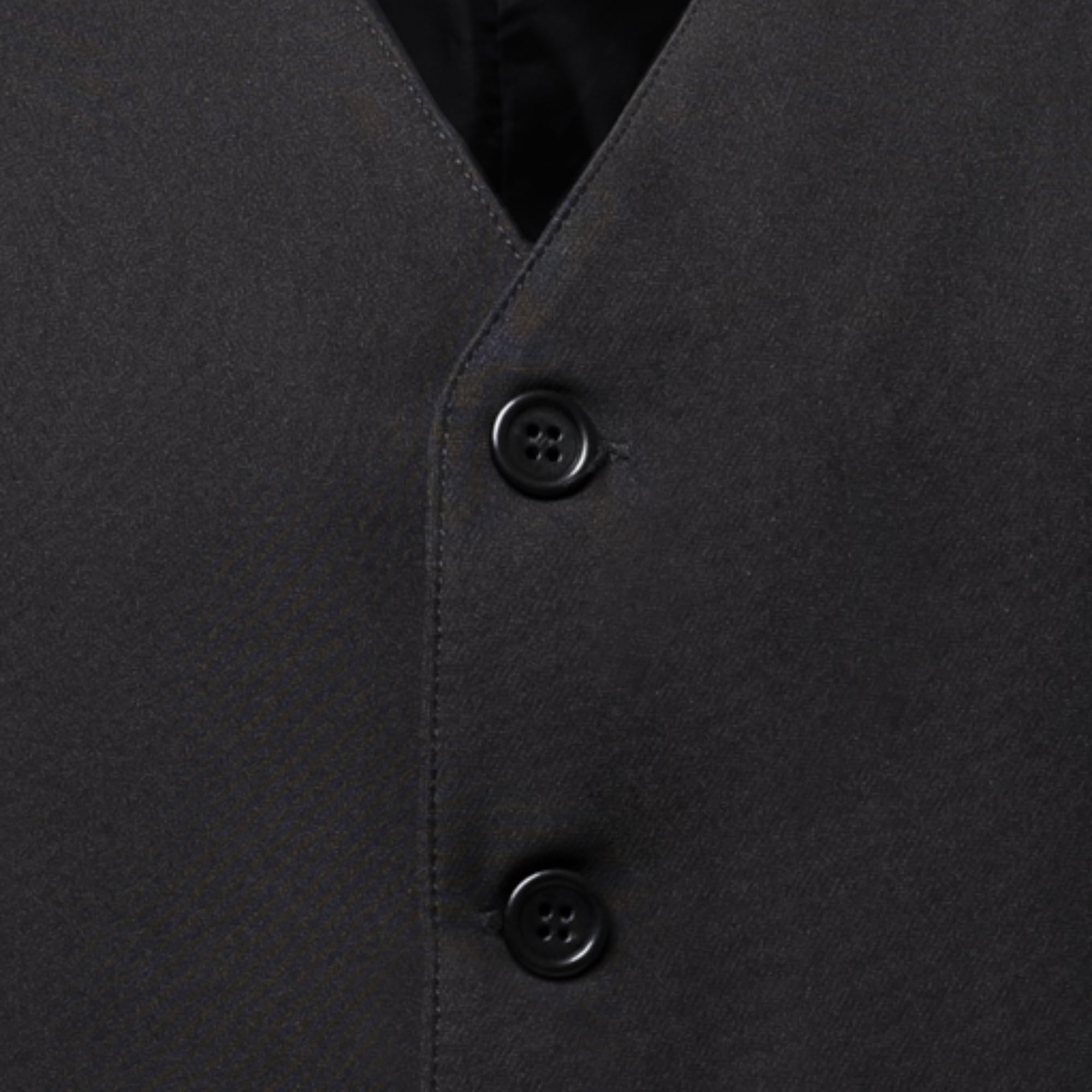 Gilet Uomo Berlino Made in Italy per Danza Standard e Ballo da Sala, Elegante e Confortevole, Nero, Taglie S - 4XL