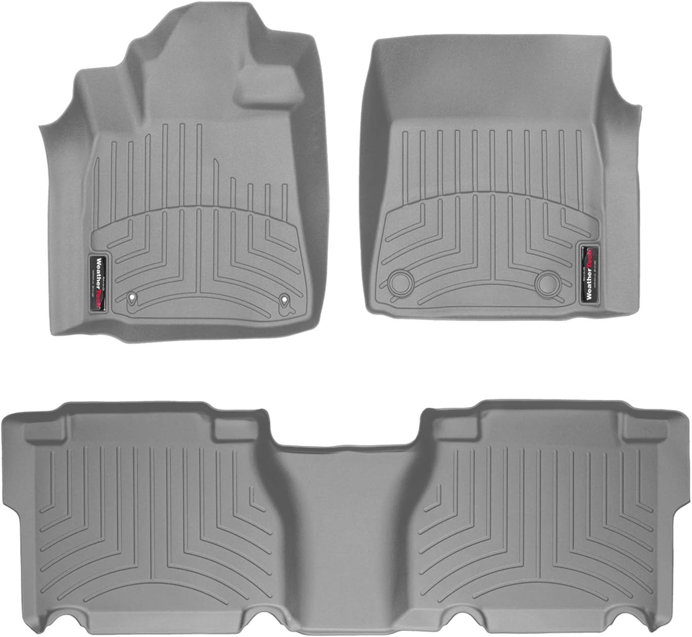 WeatherTech Custom Fit FloorLiners for Toyota Tundra - 1st & 2nd Row (452771-450933), Tan