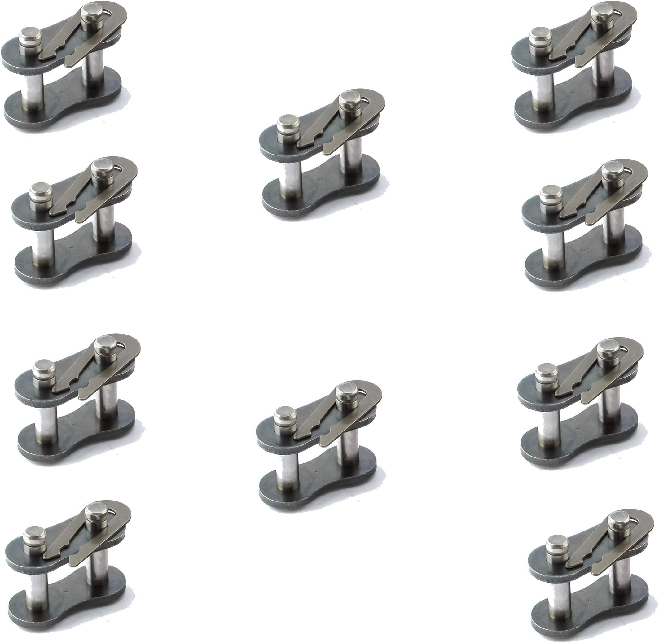 #60H Heavy Duty Roller Chain Connecting Links (10 Pack)