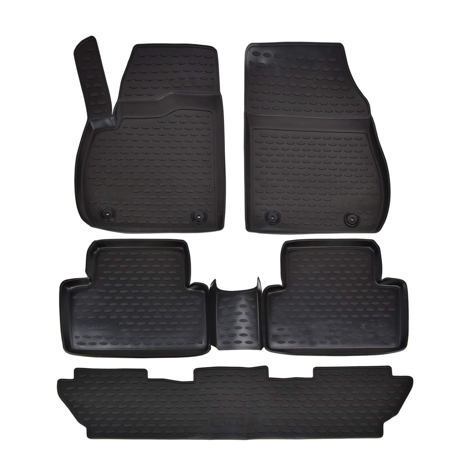J&J AUTOMOTIVE Vasca Bagagliaio In TPE Per Opel Zafira B (2005-2010) – Su Misura, Antiscivolo, Bordo Alto 4 Cm, Inodore, Protezione Totale - 2