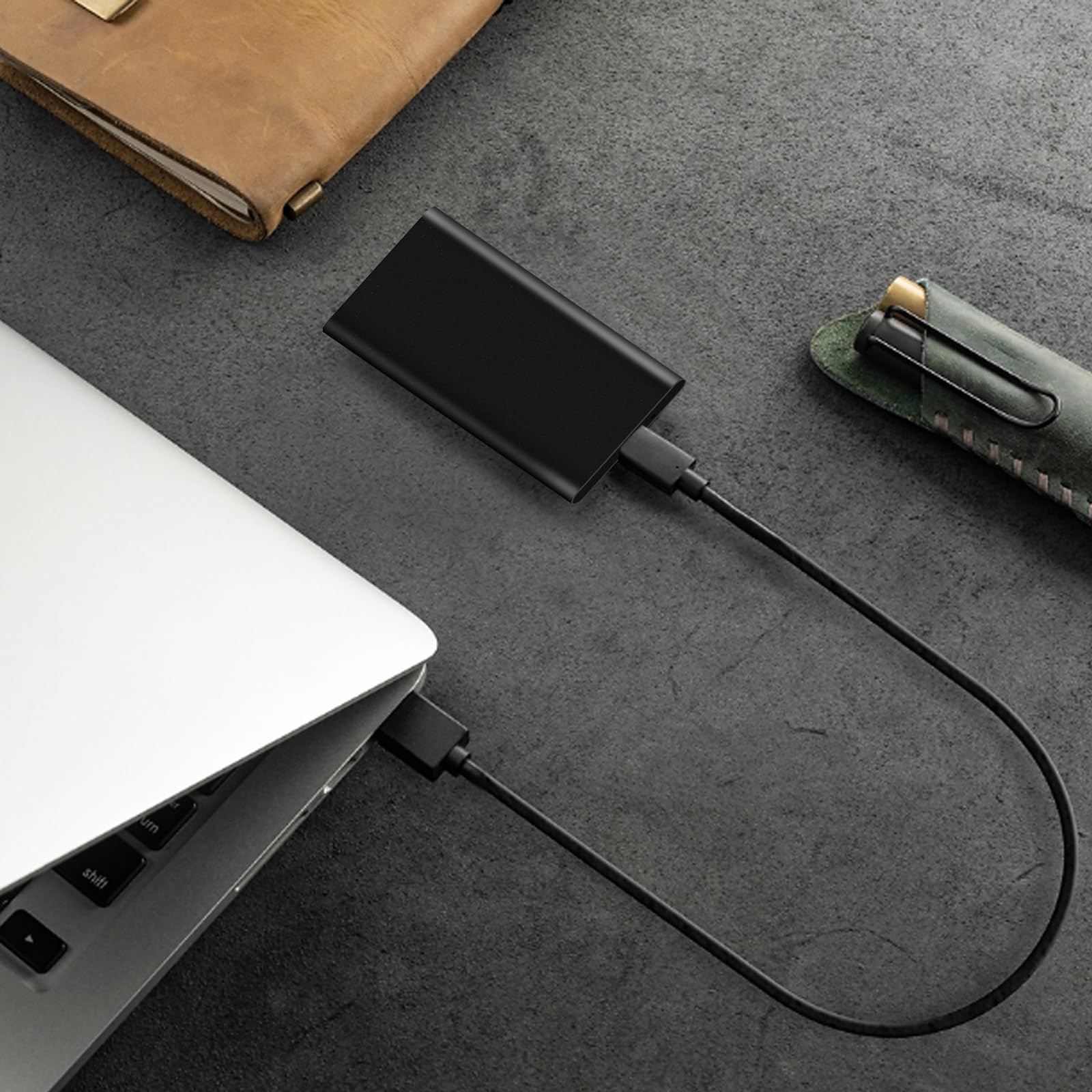 Watpot Disco Duro Externo 2TB USB Ultrafino Diseño Metálico Portátil para Mac, PC, Laptop, Ordenador, Smart TV