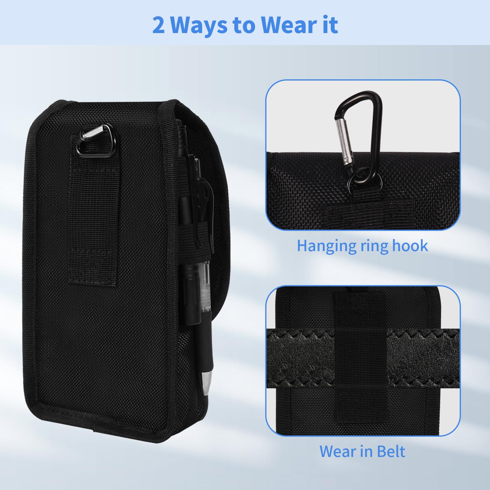 Bolsa de herramientas para cinturón, organizador multiherramienta, funda de nailon táctico, accesorio de bolsillo, bolsa de utilidad para herramientas de mantenimiento profesional para equipos
