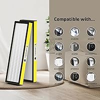 Vista 4 de 2 paquetes de filtros de repuesto HEPA FLT4825 B compatibles con AC4825 AC4825E AC4300 AC4800 AC4900 AC4850, 2 filtros True HEPA y 6 prefiltros