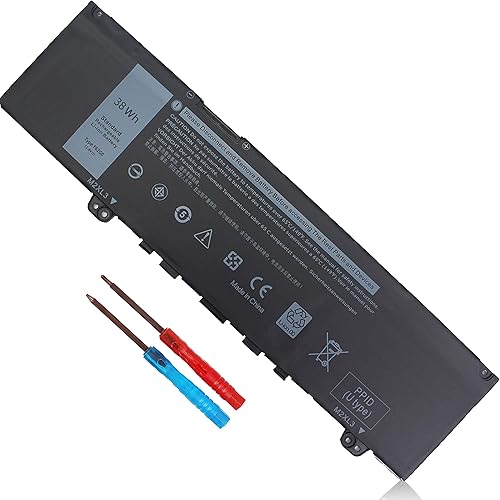 Batería F62G0 de 38 Wh para Dell Inspiron 13 7000 7373 7386 7370 39DY5 2 en 1 7380 5370 P83G P83G001 P91G P87G P91G001 P83G0020022 P87G 001 Vostro
