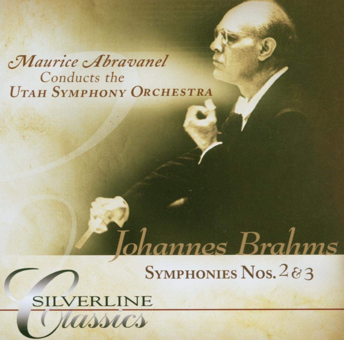 Brahms: Symphonies Nos. 2 & 3 [DualDisc] [Audio CD] UTAH SYMPHONY ORCHESTRA / MAURICE ABRAVA