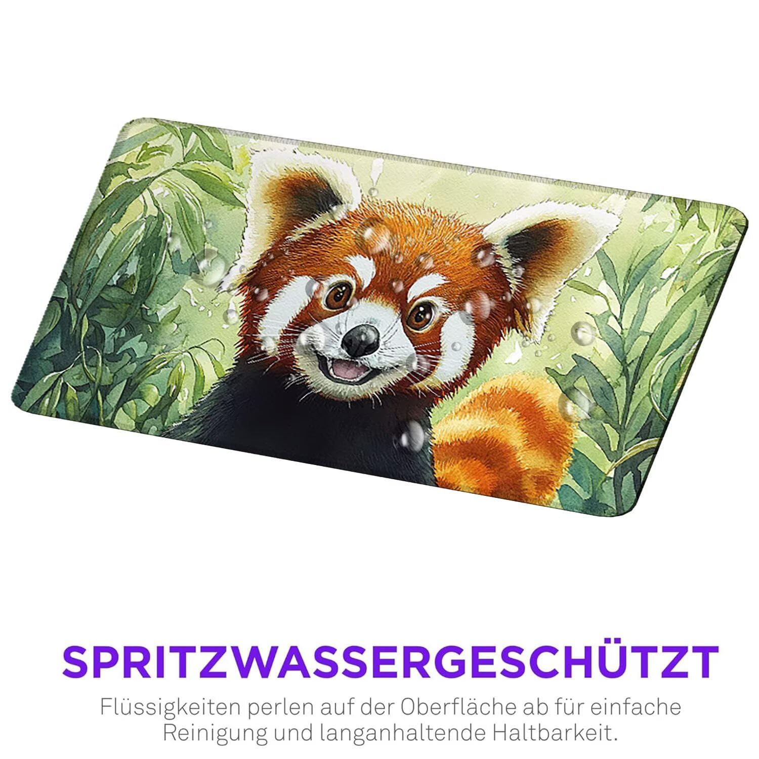 Podkładka pod mysz do gier, 1600 x 800 mm, XXL, duża gamingowa podkładka pod mysz, wodoodporna podkładka pod mysz, długa podkładka na biurko z przeszytymi krawędziami, mata na biurko z gumową podstawą