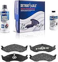 Vista 58 de Detroit Axle - Pastillas de freno para Dodge Dart 2013-2016 2014 2015 pastillas de freno de cerámica con reemplazo delantero y trasero de hardware