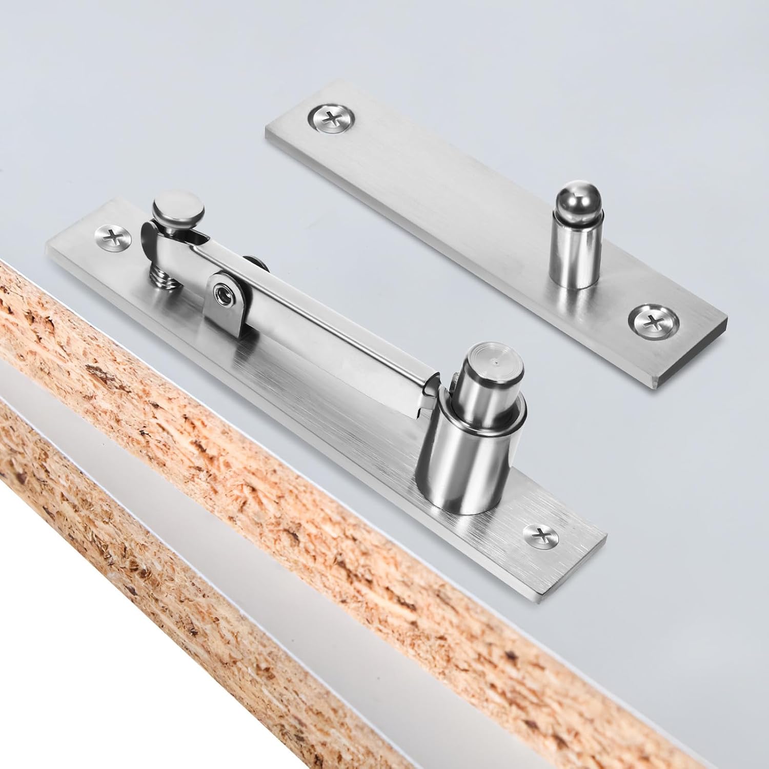 Heavy Duty 201 Stainless Steel Hidden Door Pivot Hinge Wood Doors