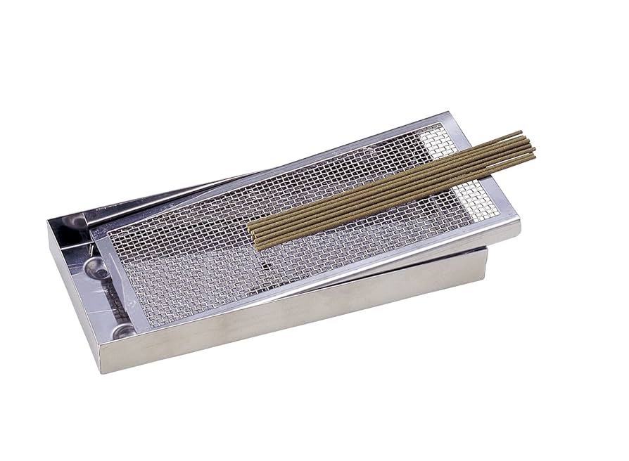 Amazon｜お手入れ用品・ステンレス線香皿 網取り外し式（小