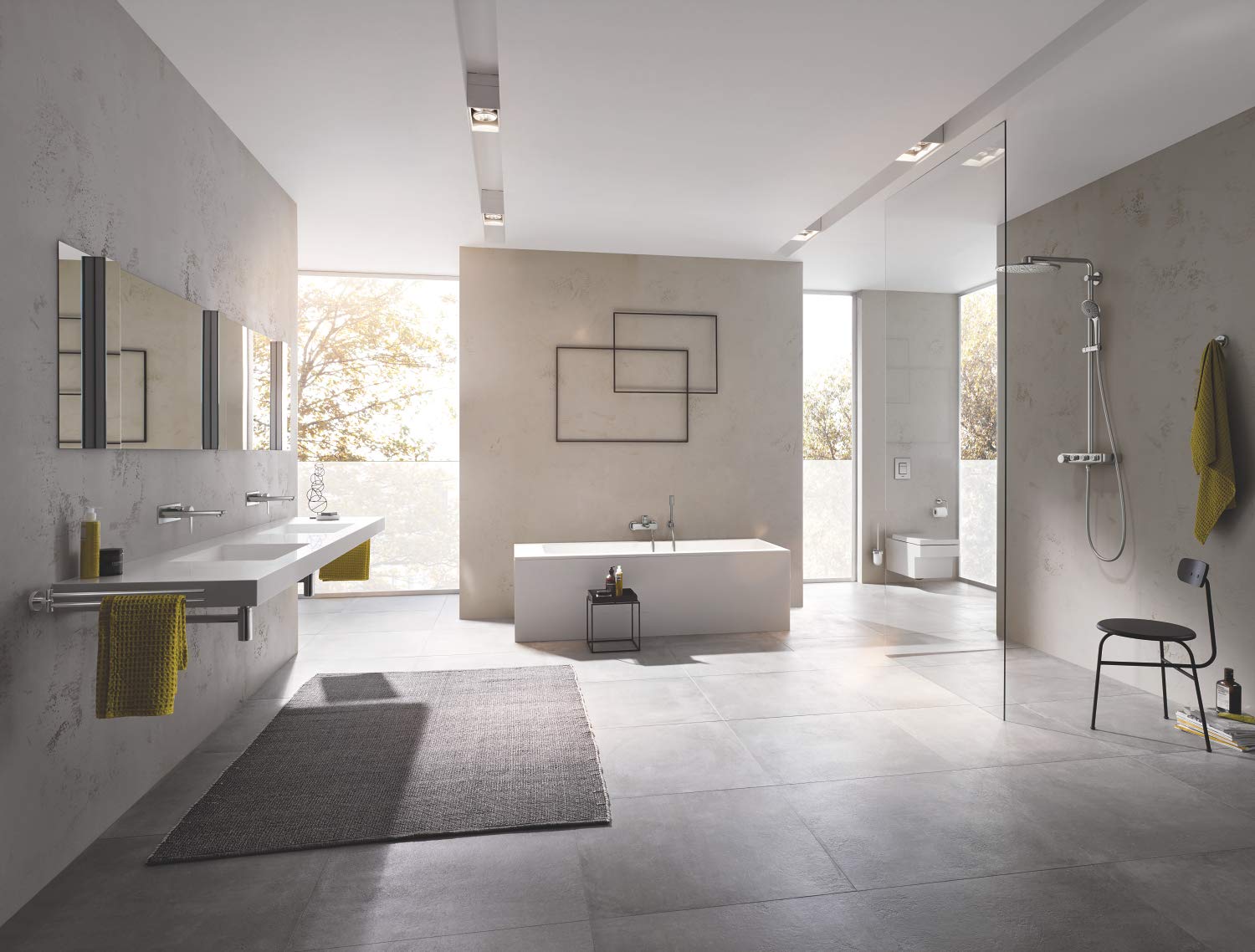 Grohe Essentials Toilettenbürstengarnitur, supersteel, 1 Stück, 40374DC1