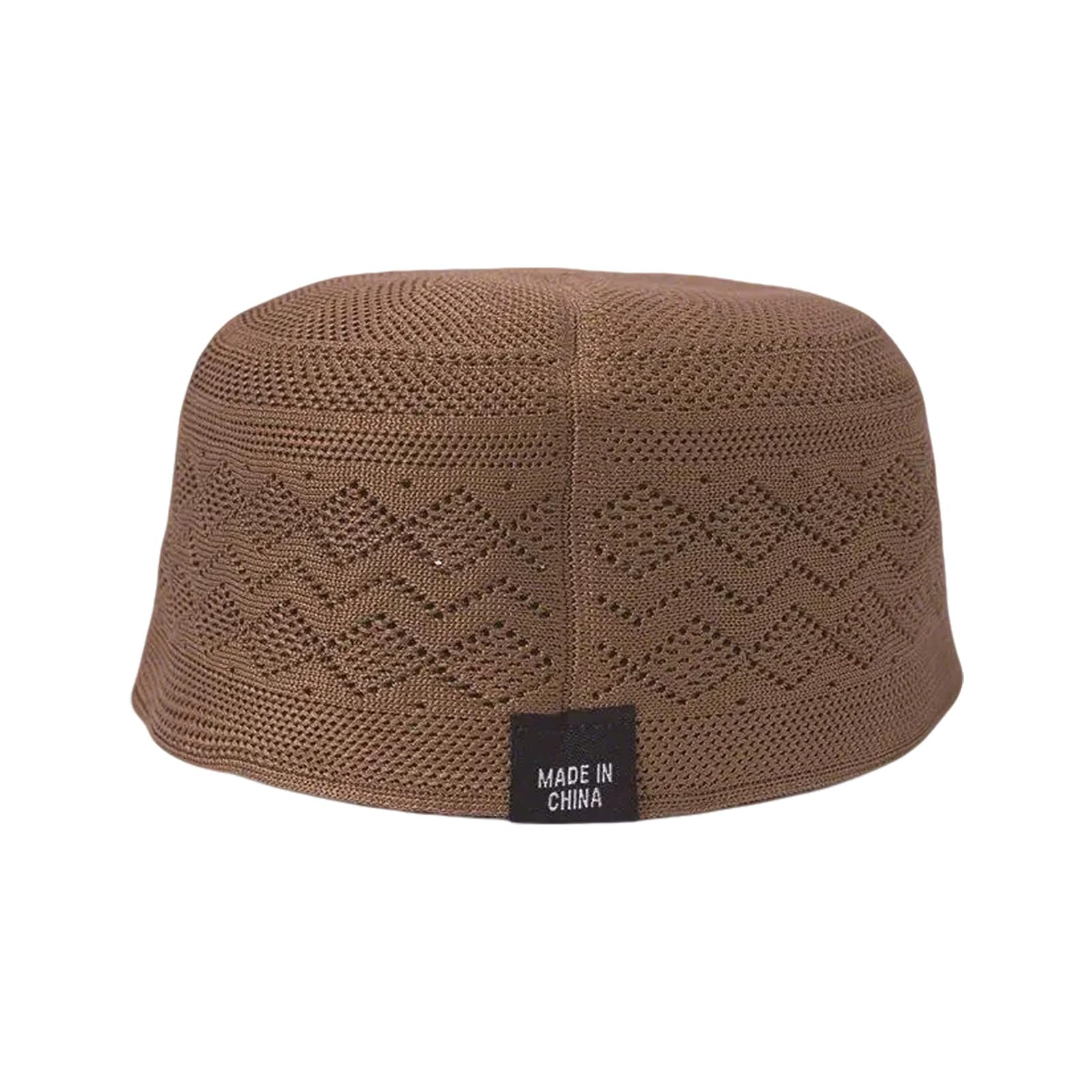 NVOQILIN Muslims Prayer Hat Breathable Kufi Hat with Hollowout Pattern for Cultural Event and Religious Gathering Traditional Kufi