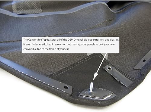 Miniatura 3 de Sierra Auto Tops Convertible Top Reemplazo para Volvo C70 Cabriolet 1998-2006, TwillFast II Canvas, Beige