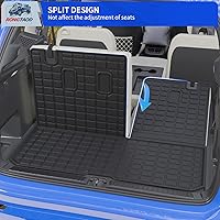 Vista 6 de Rongtaod Alfombrillas de suelo compatibles con Honda Pilot 2016-2022 de 8 asientos, tapete de maletero, alfombrilla de carga, forro de carga