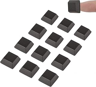 Azonee Rubber Feet for Electronics, 64Pcs Adhesive Rubber Feet, Black Rubber Feet Adhesive, Stick on Rubber Feet, Rubber Bumpers Self Adhesive Self Stick Bumper Pads for Electronics, Speakers,Laptop