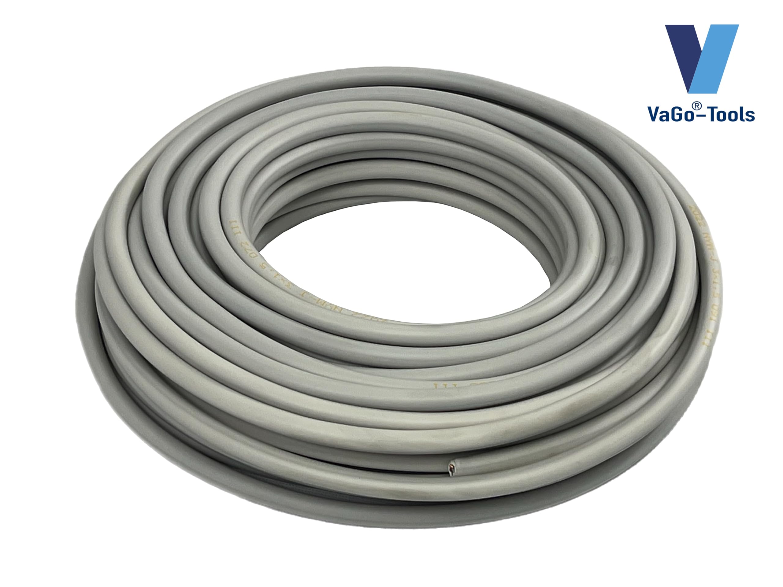 50m Mantelleitung Stromkabel NYM-J 3 x 1,5 Grau Elektrokabel Kabel