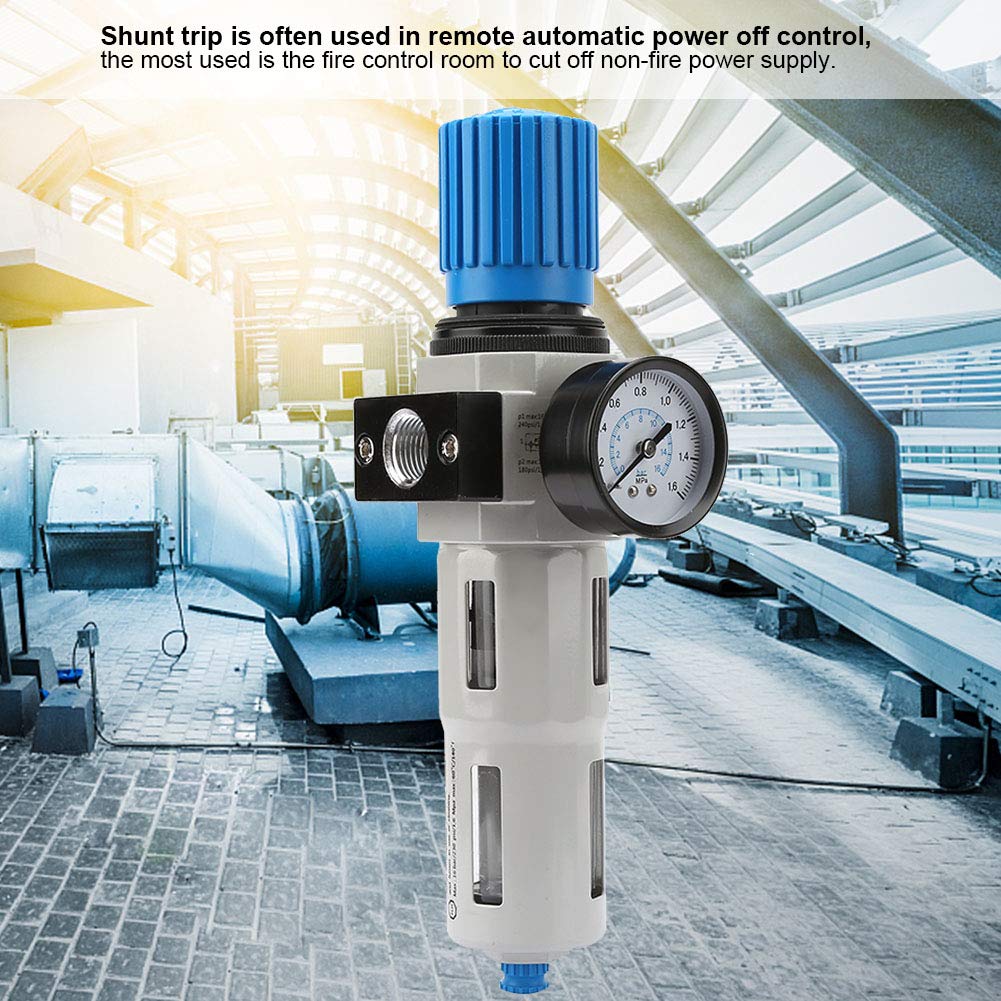 Jectse Régulateur de filtre de compresseur d'air, réducteur de pression, filtre à eau pour piège à humidité de lubrificateur miniature, pour compresseurs d'air, outils pneumatiques, installation D
