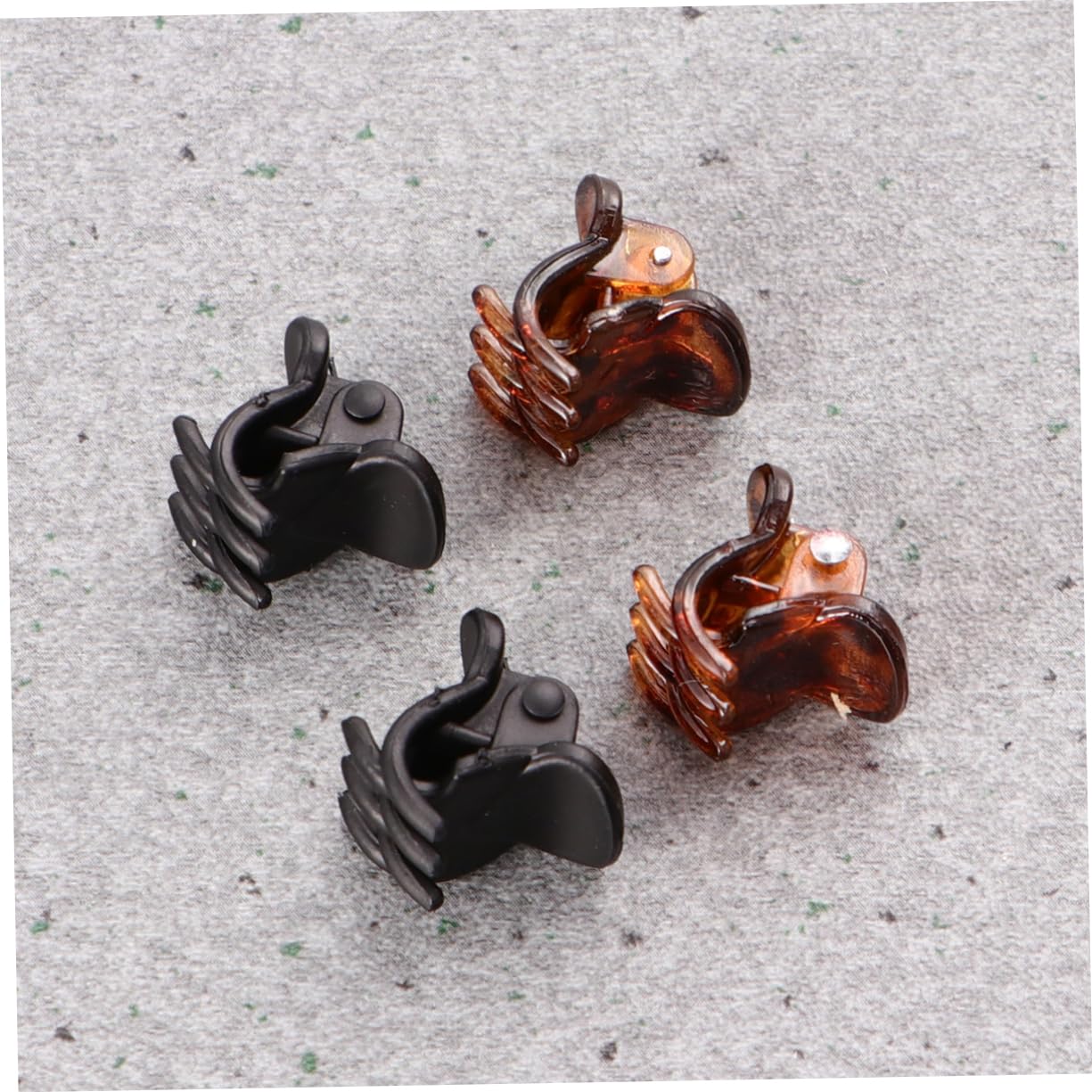 FOMIYES 192stücke Kleine Haarspangen Mini Haarklammern Für Damen Und Mädchen Schwarz Und Kaffee Haaraccessoire Für Frisuren Und Tägliche Nutzung