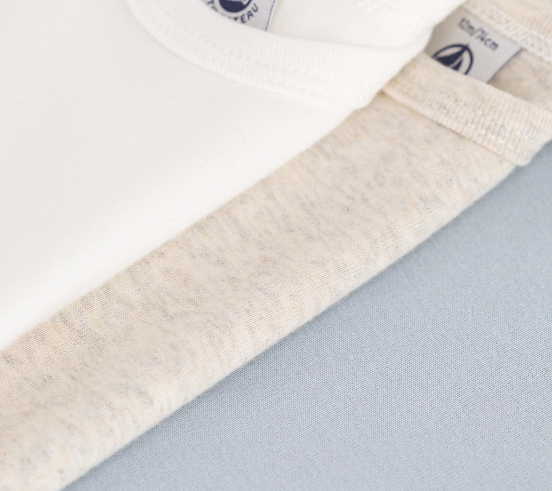 Petit Bateau A0cwy Bodies Us Manches Courtes Mixte bébé (lot de 3)