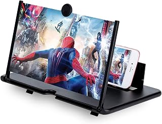 Handy vergrößerungs Bildschirm 18 Zoll, 3D HD Handy Bildschirmlupe Vergrößerung, Anti-Blaulicht Bildschirm Lupe für alle Smartphones für das Ansehen von Filmvideos