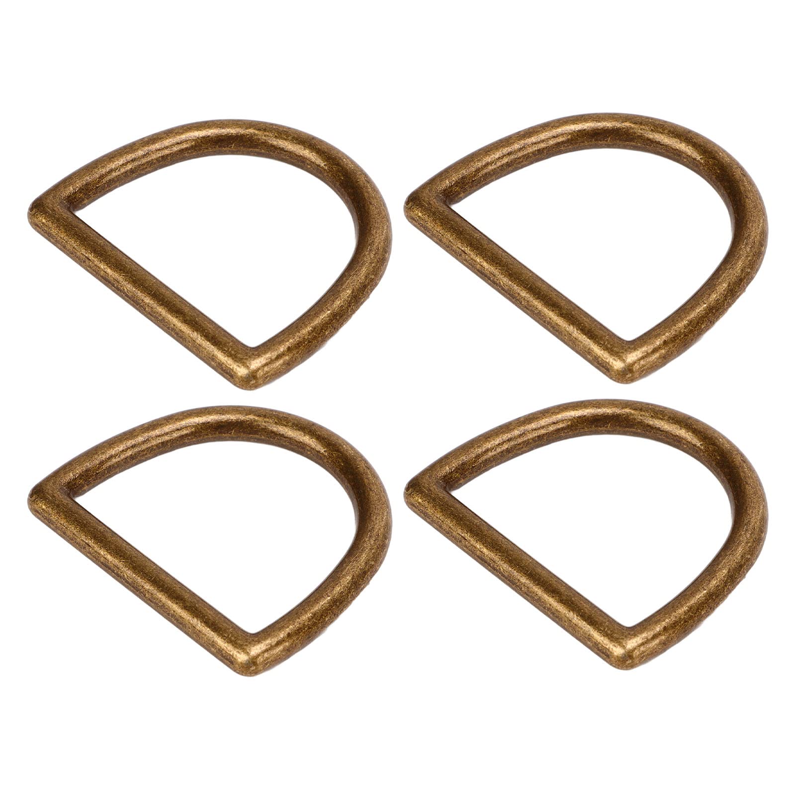 120 Stück Metall-D-Ringe, D-förmige Schnallen-Clips für selbstgemachte Handtaschen, Rucksäcke, D-Haken aus Zinklegierung mit starker Tragfähigkeit, Mehrzweck-D-Schnallen für