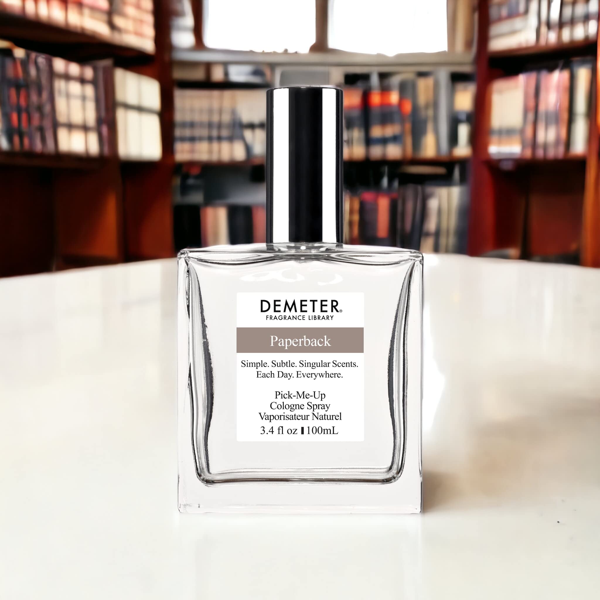 DEMETER Paperback Cologne Spray for Women and Men, 3.4 Oz