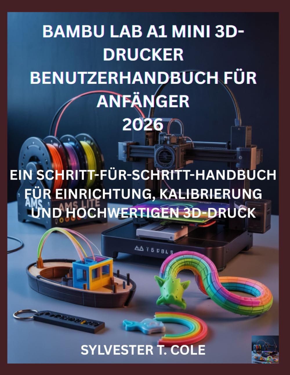 BAMBU LAB A1 MINI 3D-DRUCKER BENUTZERHANDBUCH FÜR ANFÄNGER: EIN SCHRITT-FÜR-SCHRITT-HANDBUCH FÜR EINRICHTUNG, KALIBRIERUNG UND HOCHWERTIGEN 3D-DRUCK