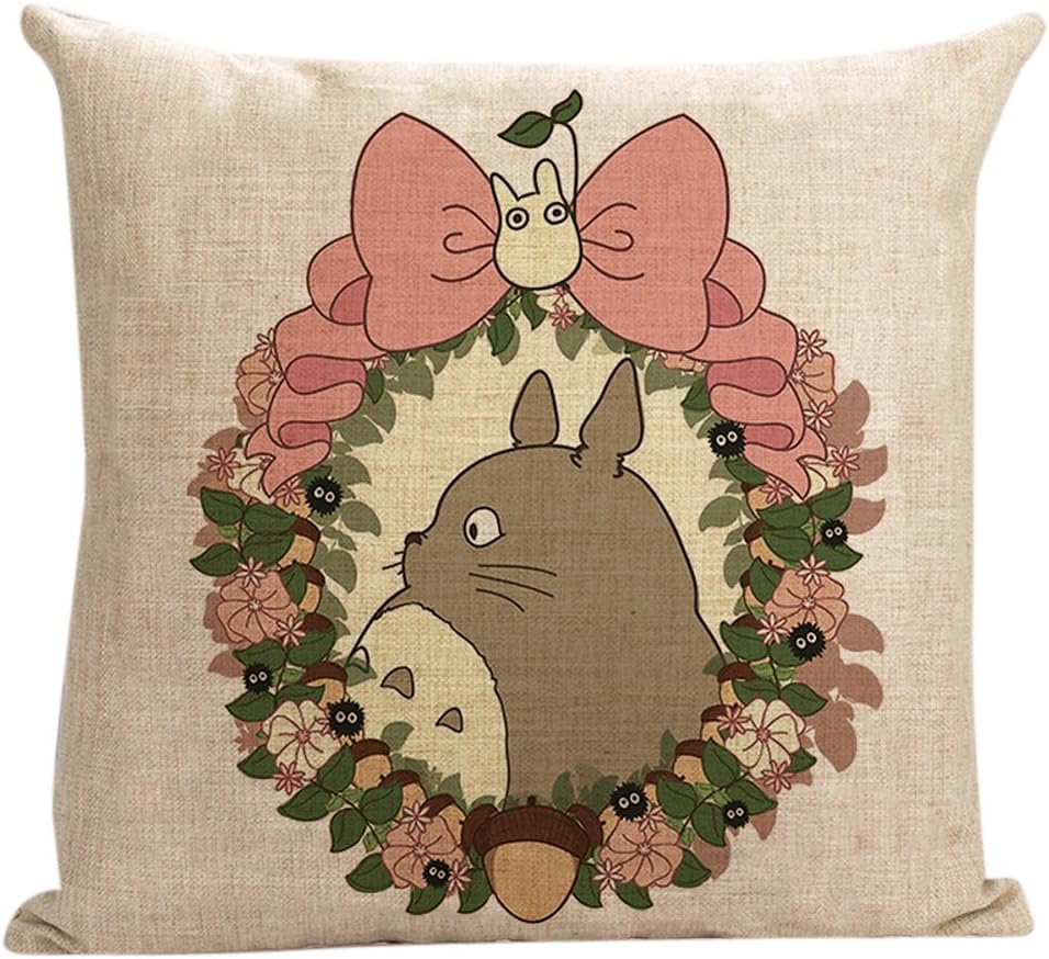 Warm-life New Style My Neighbor Totoro Throw Pillow Cover (Totoro1)