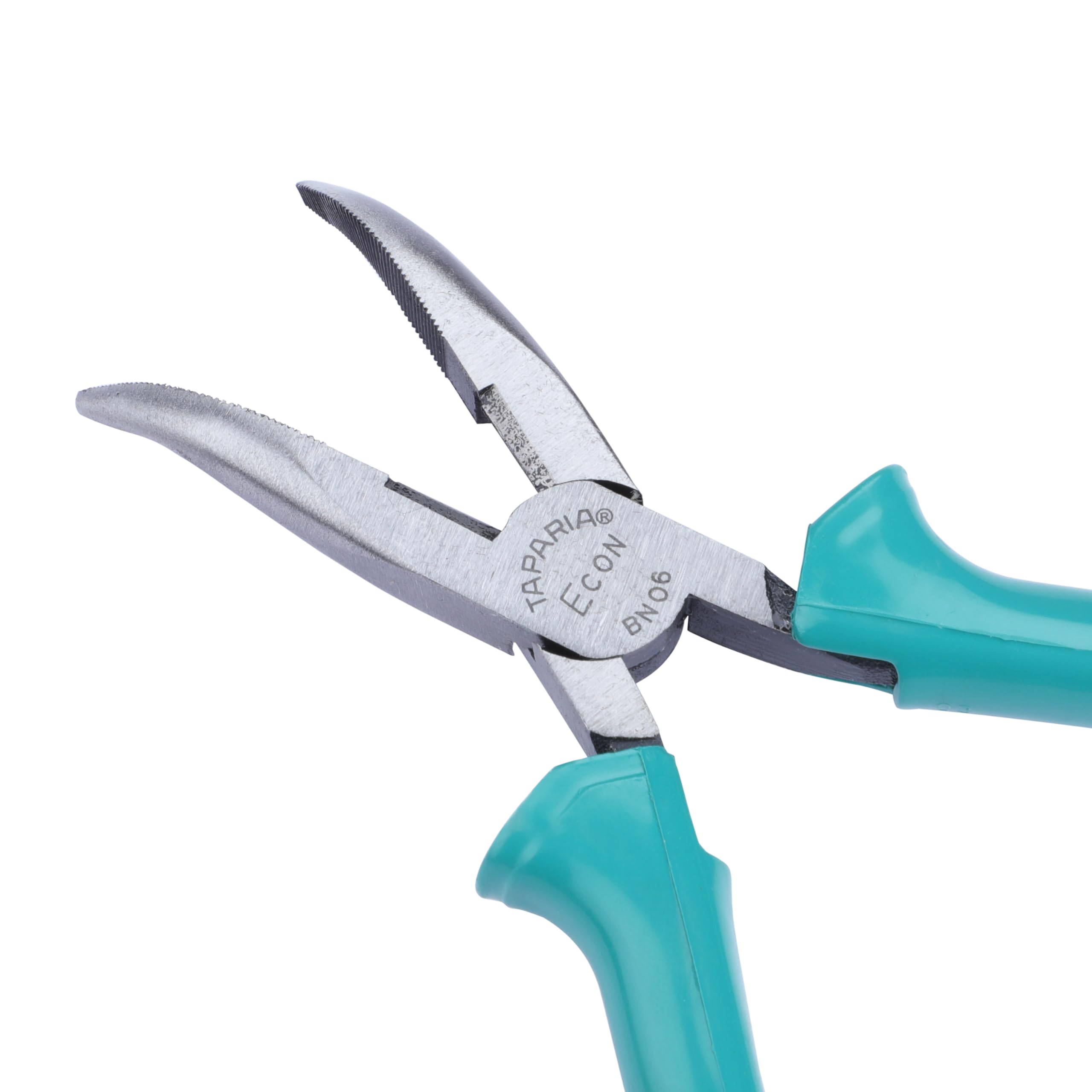 Taparia BN-06 Steel (165mm) Bent Nose Econ Plier (Green and Silver) 2