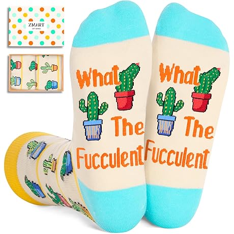 Sunflower Yoga Succulent Socks