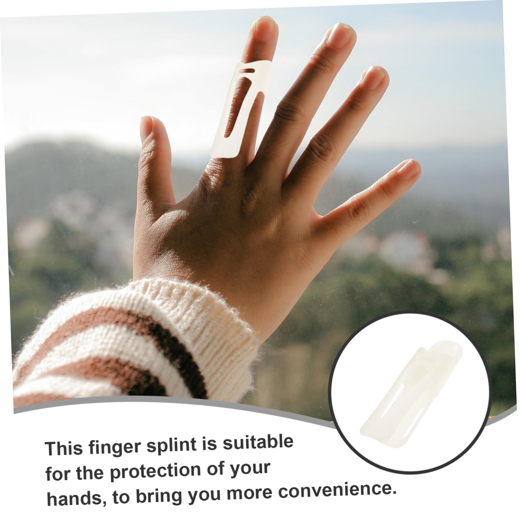 minkissy Protective Retainer 3 Pack Splints Mallet Retainer Fixing Braces for Sports