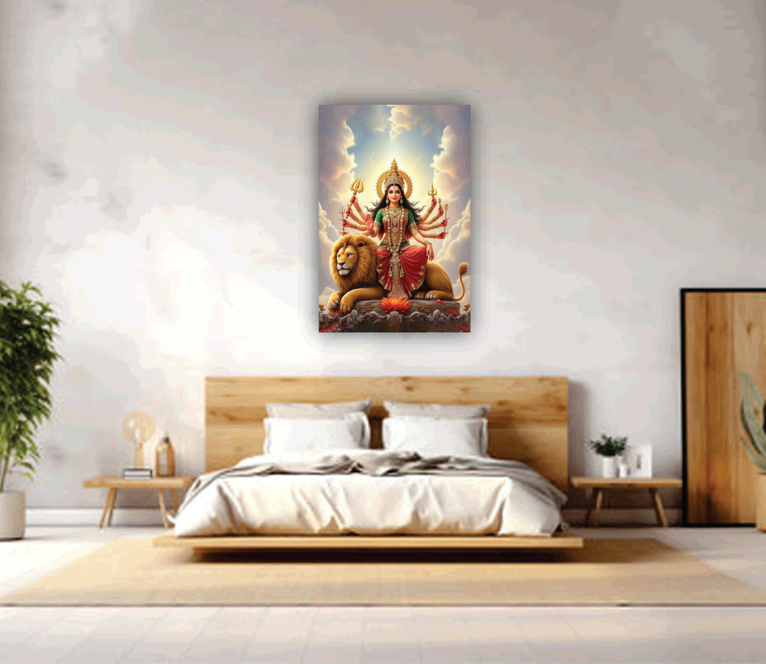 Maa Durga Poster - Home Decor & Pooja Art -5