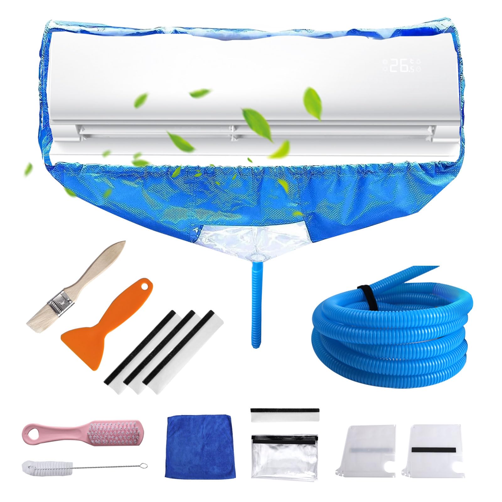 Klimaanlagen Reinigungssack 2er Set - Wasserdicht | Für Split-Klimaanlagen