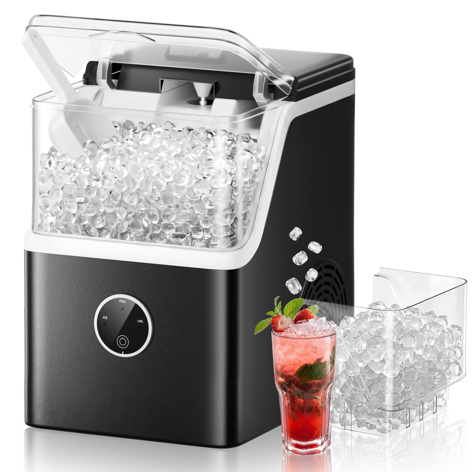 Photo 1 of Bodare Portable Nugget Ice Maker, 42 lbs/24h