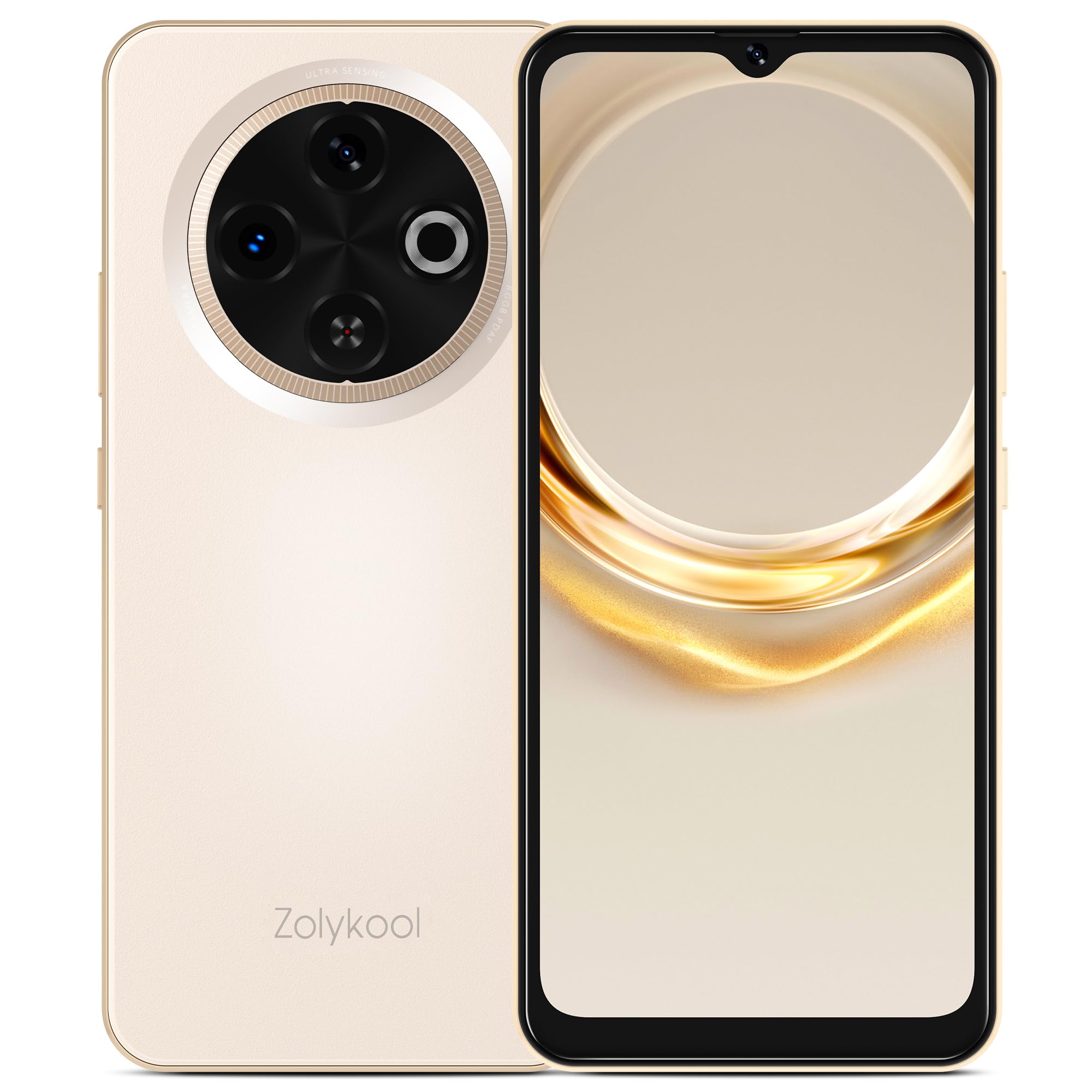 A3 Opened 4G Cheap Unlocked Cell Phone 6.6” HD+ Screen Android 12 Smart Phone 6(3+3)+16GB/256 TF Octa-Core Dual SIM Unlocked Android Phones 13MP Smartphones Unlocked Face ID (Gold-Opened) Gold(opened)