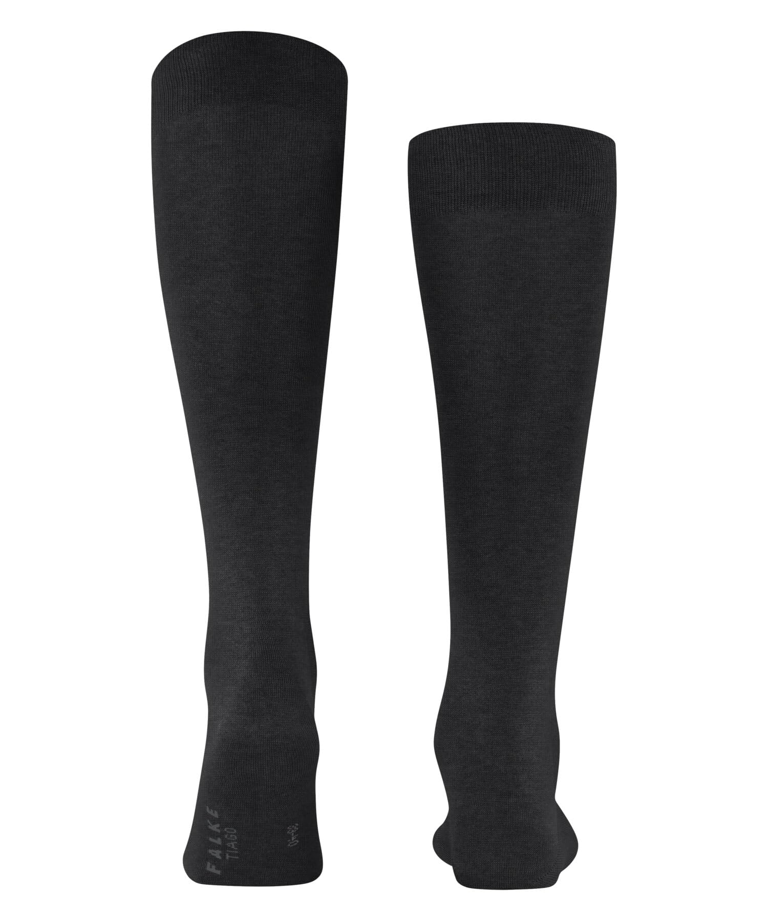 FALKE Tiago M Kh coton fil d'Écosse durable unies 1 paire, Chaussettes longues Homme, Gris Anthracite Melange 3095, 41-42