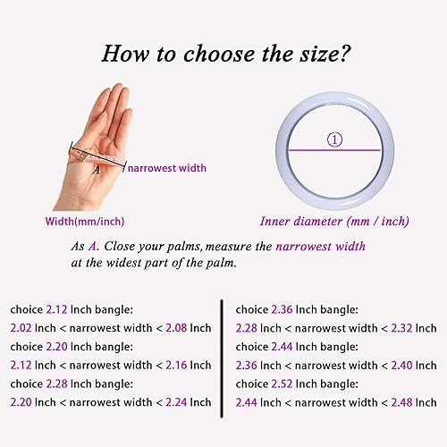 Miniatura 5 de Taozyao Natural Green Jade Bangle Bracelet for Women Girls Genuine with Certificate100% Grade A Jade Handmade Bracelets - Healing Protection Good