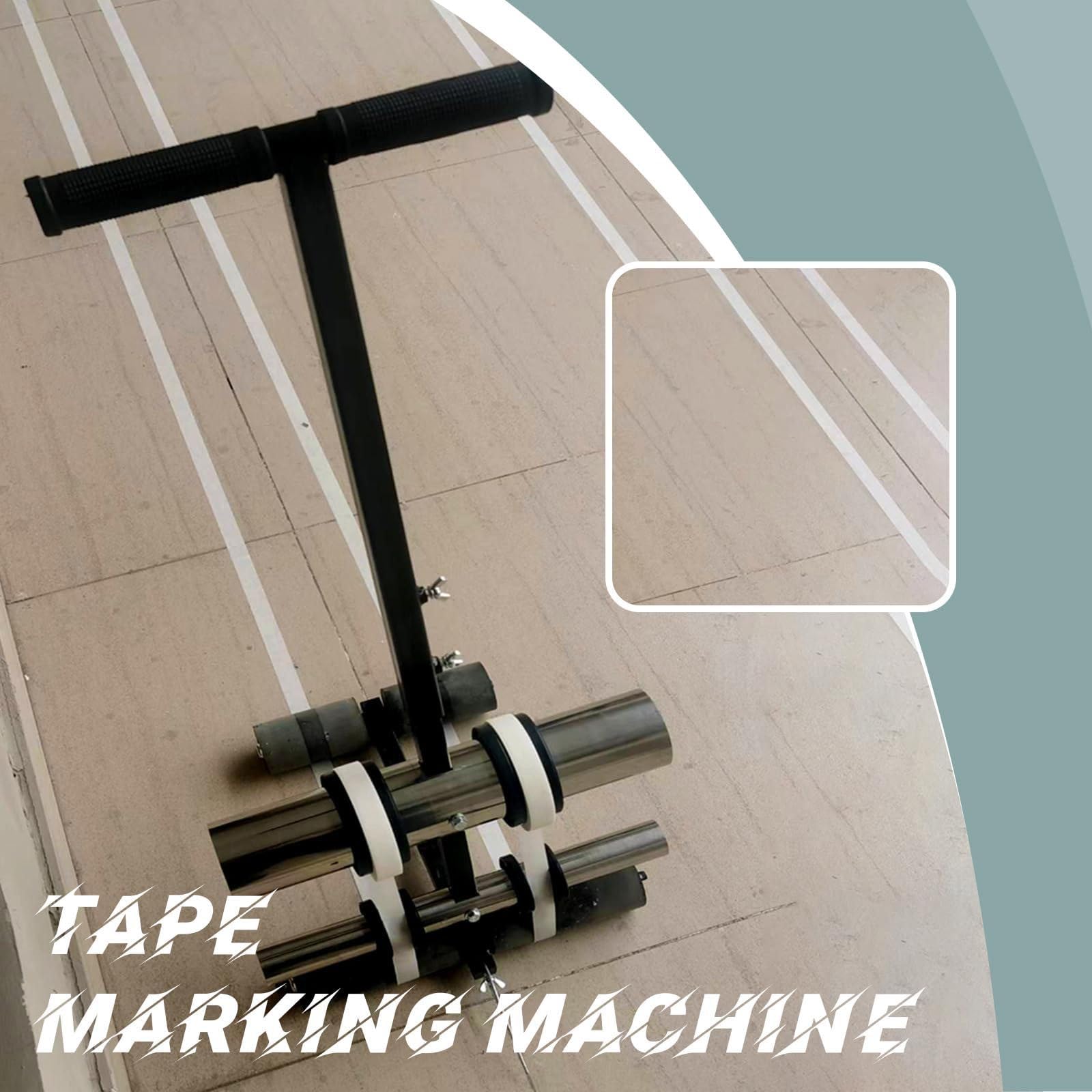 Machines De Traçage De Lignes Pour Terrains De Sport, Avec Kit De Traçage De Cercles, Applicateur De Ruban Adhésif Pour Sols, Kit De Marquage Pour Terrains De Pickleball, Signalisation Routière, Outi