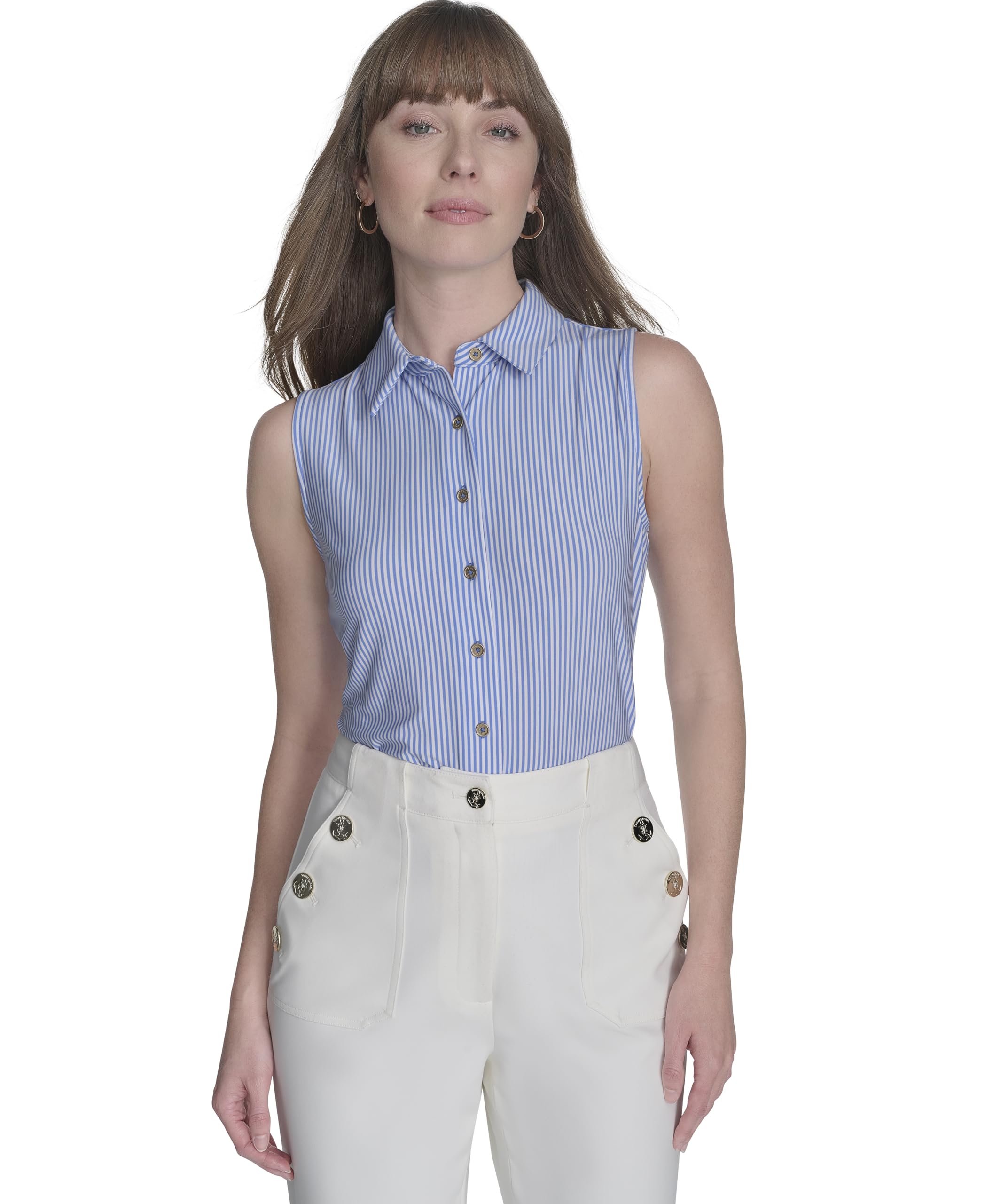 Tommy Hilfiger Damen Sportbekleidung Button Down