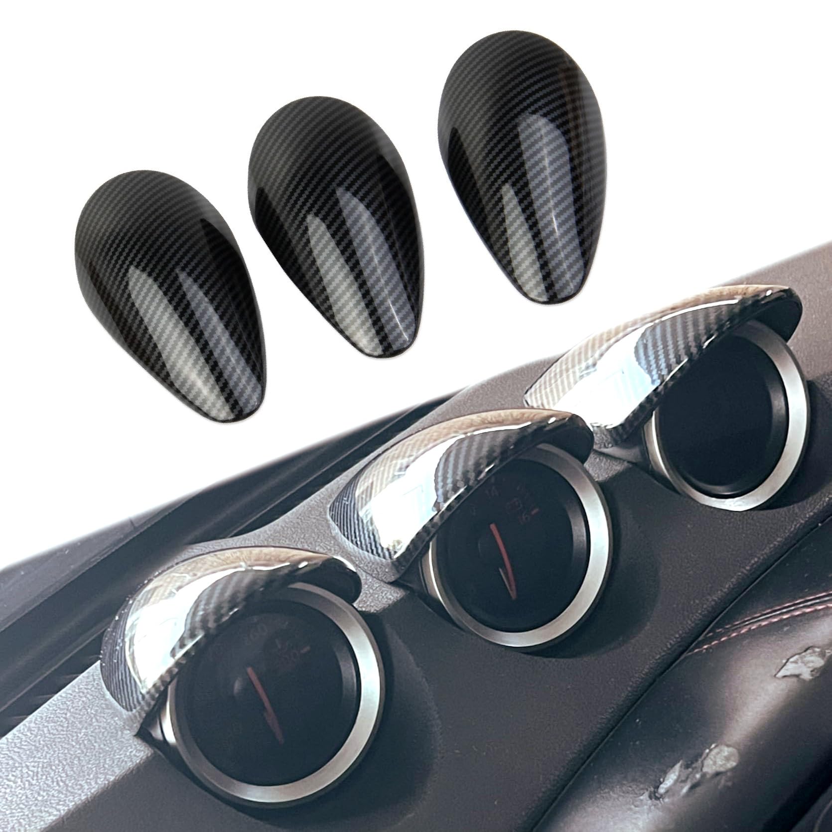 Amazon.com: Fewshaw Carbon Fiber Style Center Console Instrument