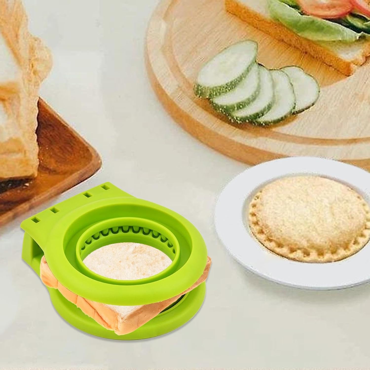 Bread Cutter Mold Stainless Steel Pocket Size Pancake Maker Portable