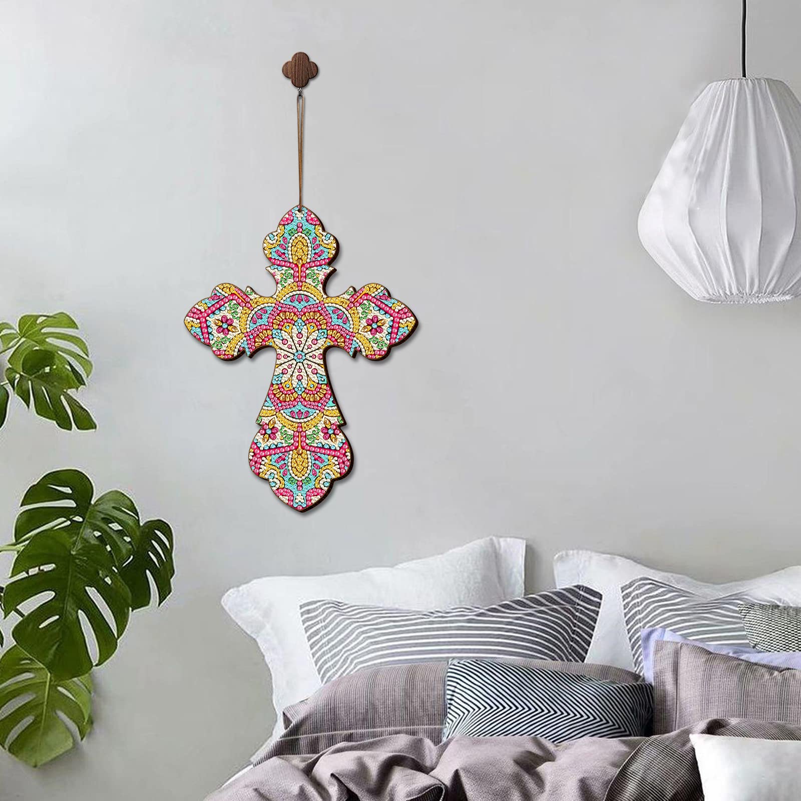 LUSandy Kit Fai Da Te Per Pittura A Mosaico 5D Con Diamanti Gialli Per