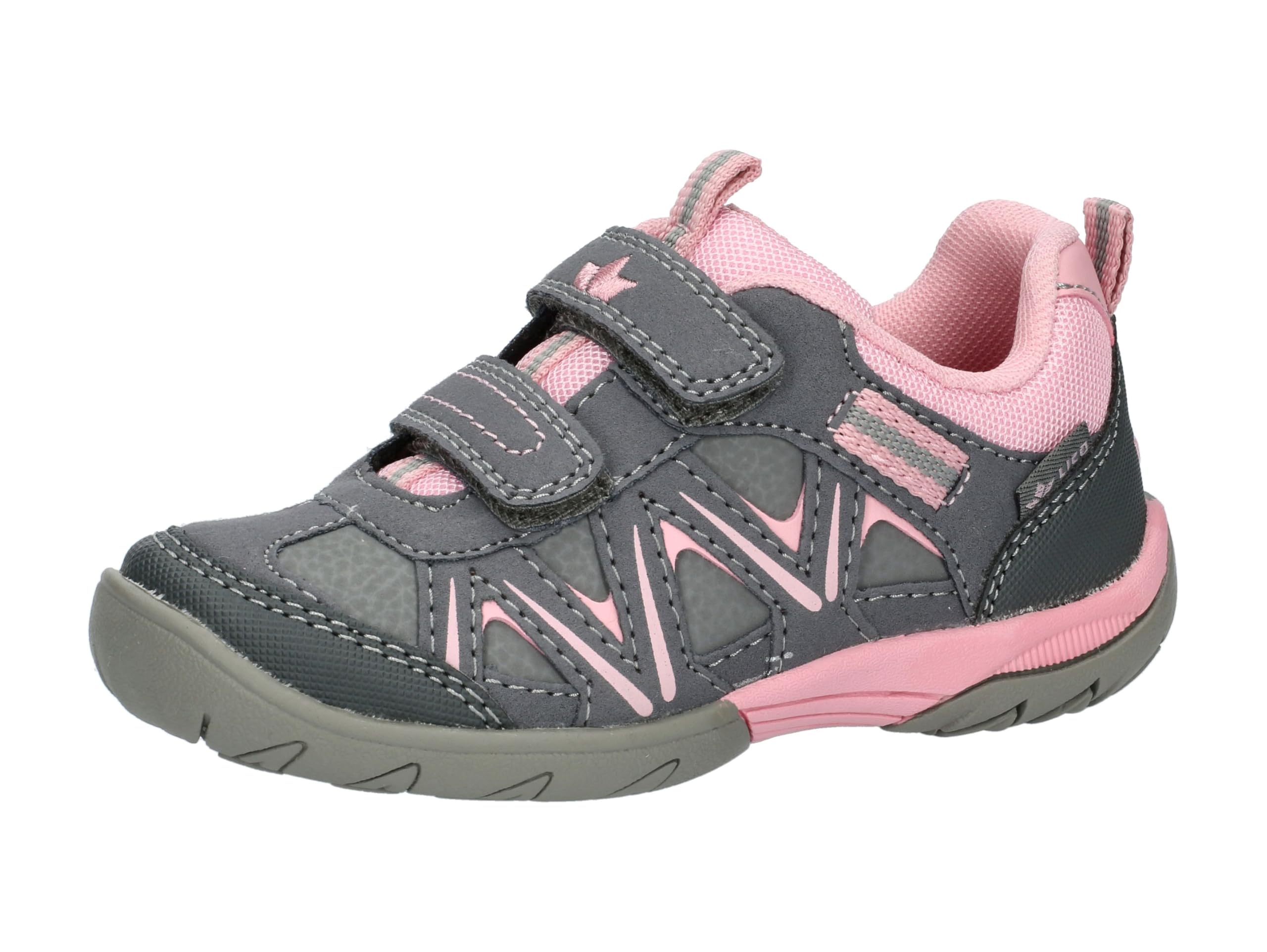 Lico Unisex Kid's Kolibri V H Sneaker, Grey Pink, 39 EU