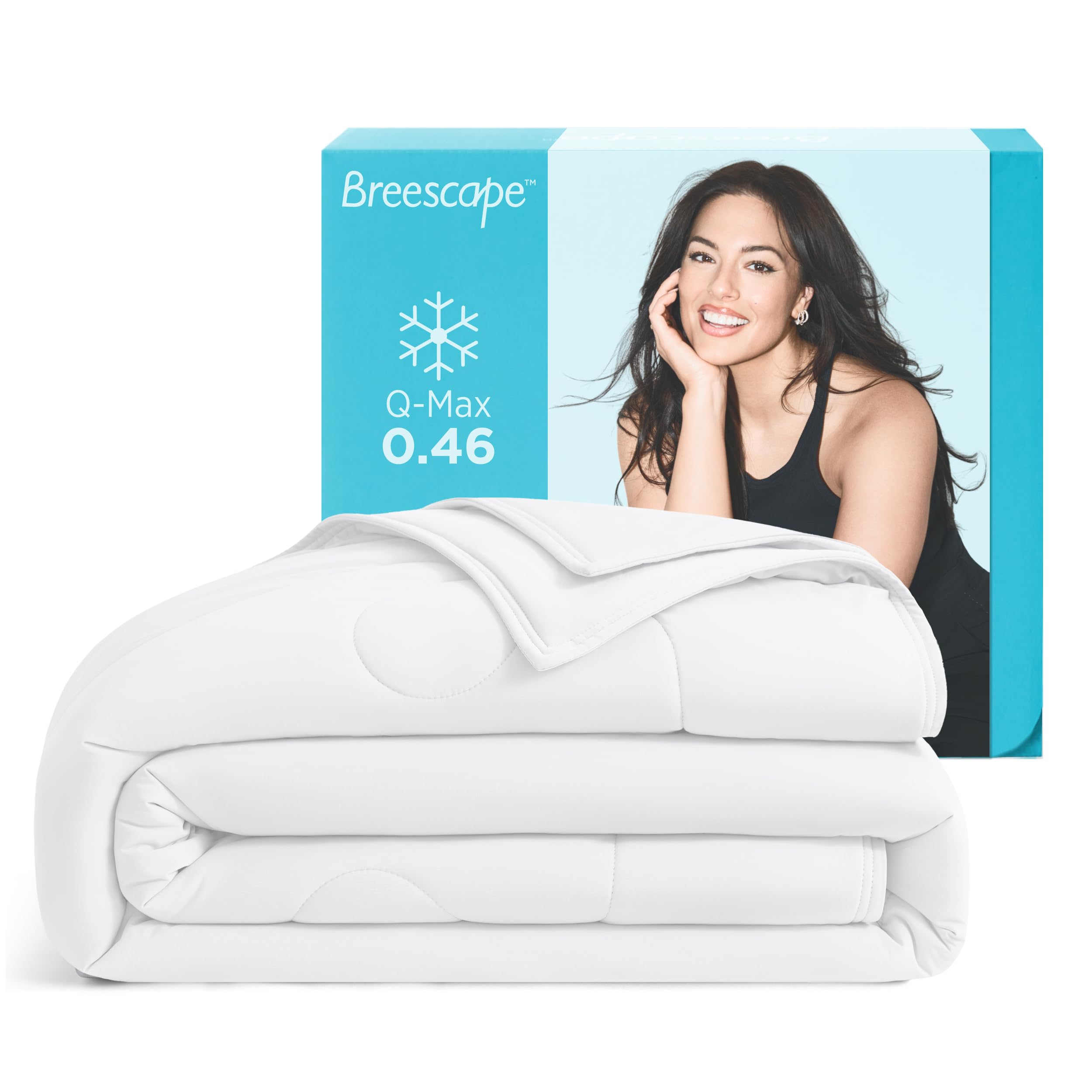 Amazon.com: Breescape Cooling Comforter Blanket - BlendTek Q-Max